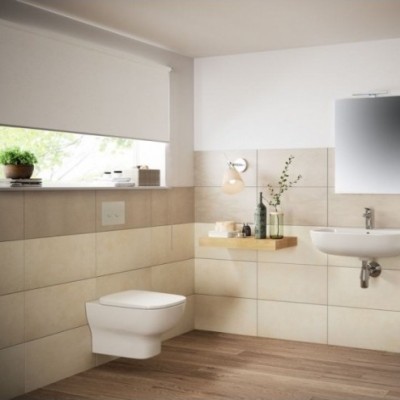 VAS WC ESEDRA SUSPENDAT AQUABLADE, 54.5X36.5, FIXARE COMPLET ASCUNSA